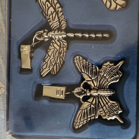 . Solid heavyweight pewter, for tablecloth - Picture 2 of 6